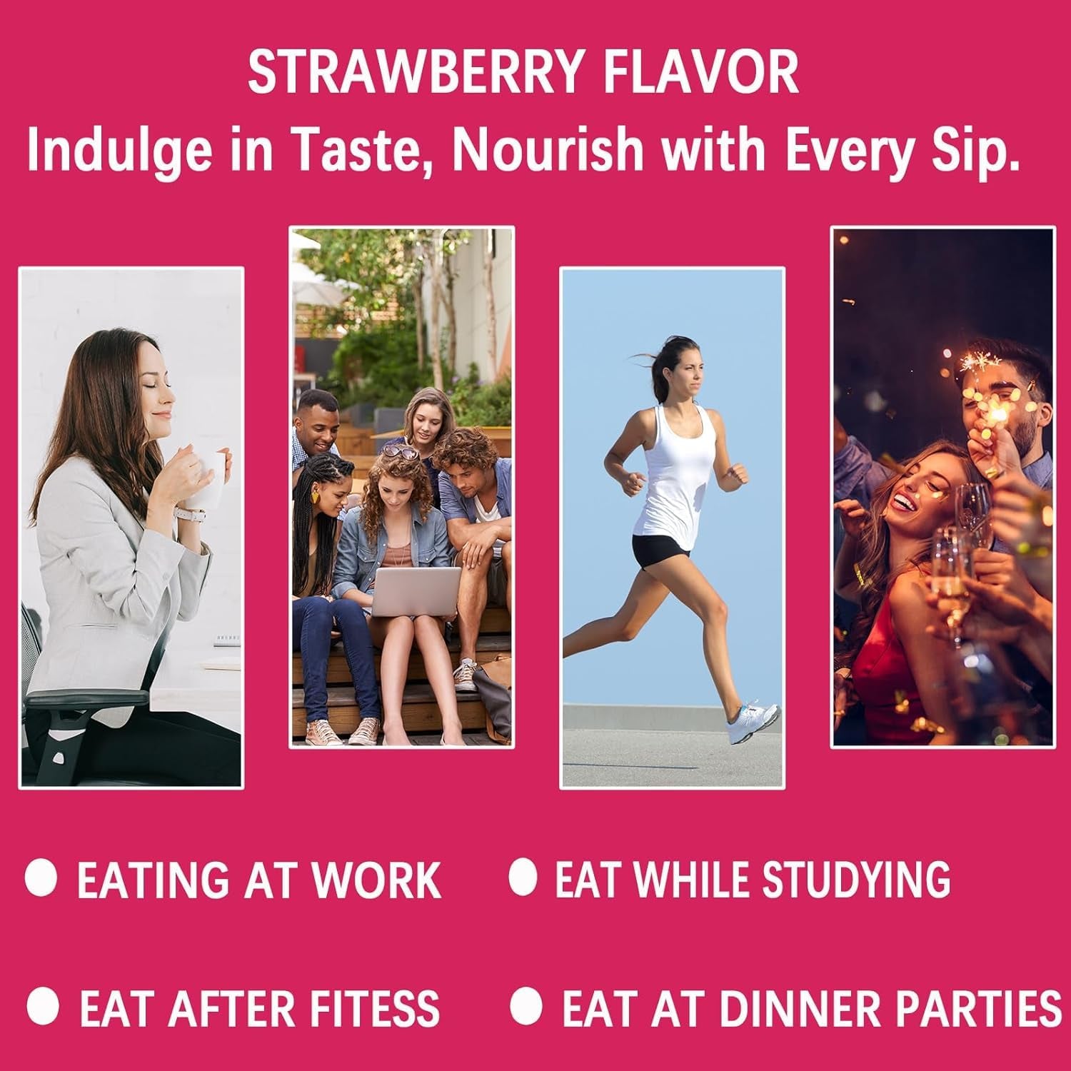 Cutting Drink Mix, Strawberry Açaí Flavor, 30 Servings | Berberine, Chromium, 5-HTP, Yerba Mate, Magnesium