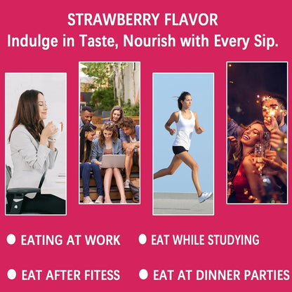 Cutting Drink Mix, Strawberry Açaí Flavor, 30 Servings | Berberine, Chromium, 5-HTP, Yerba Mate, Magnesium